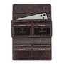 Zoozie Bags Cartera Pavia - Grey para Mujer, 100% Piel Auténtica, Gris, 19x10x2 cm
